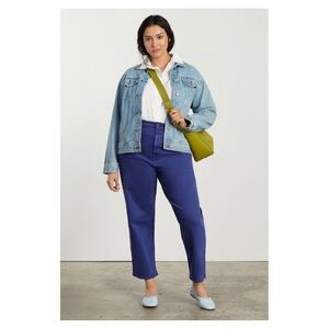 EVERLANE • The Curvy Way-High Jean In Deep Lapis